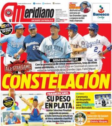 Portadas de la prensa deportiva