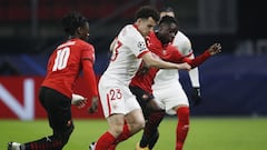 Rennes-Sevilla en imágenes