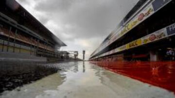 La lluvia arruin&oacute; el test en Montmel&oacute;.