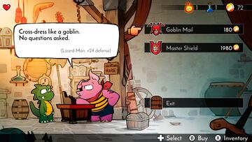 Captura de pantalla - Wonderboy: The Dragon's Trap (NSW)
