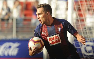 Now at Eibar, he has made 110 appearances for the Basques over four season, scoring seven times.