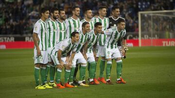 Jugadores del Betis. 