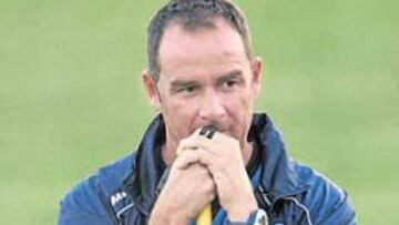 <b>PREPARACIÓN. </b>Víctor, durante la vuelta del equipo al trabajo ayer en la Ciudad Deportiva.