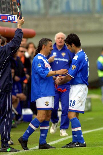 Coincidieron en el Brescia en la temporada 2001/02.