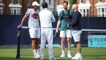 Murray 'resucita' en Queens: "Es suficiente con no sentir dolor"