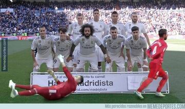 Benzema protagonista de los memes del Real Madrid - Eibar