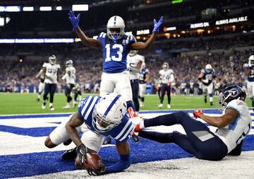 El wide receiver de los Colts fue una auténtica pesadilla para los Titans. (27.50)