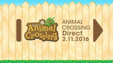 Nintendo Direct dedicado a Animal Crossing hoy a las 15:00