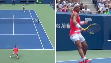 Otra de Nadal y su revés de seda: atención al ángulo