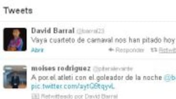 David Barral: "Vaya cuarteto de carnaval nos ha pitado hoy"