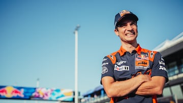 Dani Pedrosa, piloto del Red Bull KTM y comentarista de DAZN en MotoGP.