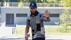 El jugador del Betis, Nabil Fekir, en las instalaciones de la Federaci&oacute;n Francesa de F&uacute;tbol en Clairfontaine. 