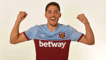 Fornals, con la camiseta del West Ham