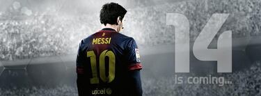 Leo Messi ya viste la camiseta del Barça en FIFA 14