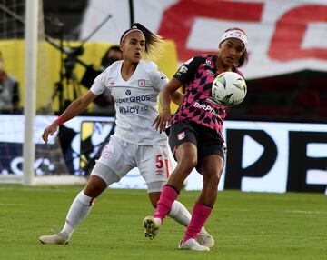 Independiente Santa Fe se impuso sobre América de Cali y se coronó, por segunda vez, campeón de la Liga BetPlay Femenina. Fany Gauto y Nubiluz Rangel anotaron los goles de la victoria. El marcador global terminó 4-1. 