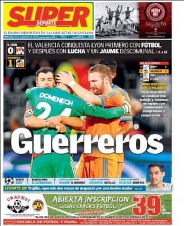 Portadas de la prensa deportiva