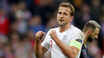 Soccer Football - UEFA Nations League - League A - Group 4 - England v Croatia - Wembley Stadium, London, Britain - November 18, 2018  England&#039;s Harry Kane celebrates after the match         Action Images via Reuters/Carl Recine