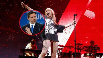 Hayley Williams, vocalista de Paramore, habla sobre política y lanza fuerte mensaje a los fans que piensan votar por el republicano Ron DeSantis.