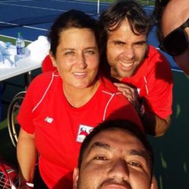 El apoyo de Fernando González a los tenistas en silla de ruedas