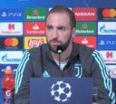 La frase de Higuaín que caerá bien a los hinchas del Atlético