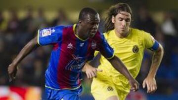 <b>ENTREGA. </b>Arouna Koné y Diego López volverán a verse las caras tras el 0-3 de la primera vuelta.