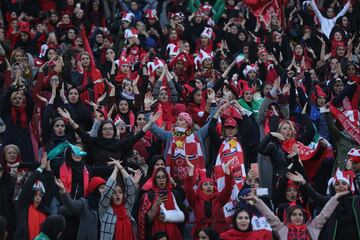 Mujeres en la final de la Liga de Campeones asiática.