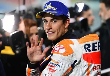 Marc Márquez consiguió el tercer puesto en la sesión de clasificación.