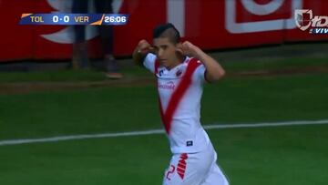 Lo + visto: el gol con que Flores respondió a críticas de su DT