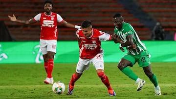 Horarios, cómo y dónde ver Nacional - Santa Fe, partido de la fecha 1 de cuadrangulares de la Liga BetPlay que se jugará en el Atanasio Girardot desde las 8:30 p.m.