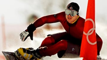 Ryan Wedding realizando una prueba de Snow en 2002