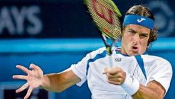 <b>MUCHO TRABAJO. </b>Roddick mandó auténticas bombas a Feliciano.