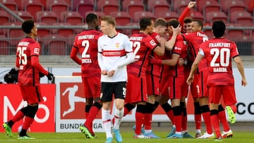 Frankfurt vence a Stuttgart y Borré juega los 90 minutos