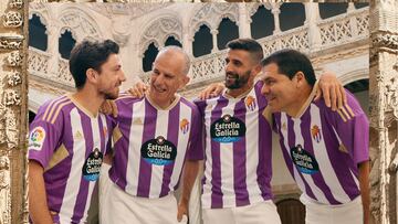 Foto oficial de la camiseta del Real Valladolid.