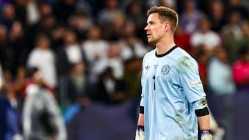 Ter Stegen con la selección alemana.
