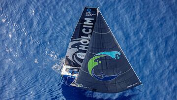 The Ocean Race 2022-23 - 27 June 2023. Team Holcim - PRB arriving to Genova.
