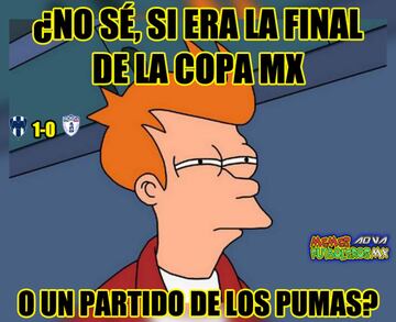 Los Rayados se quedaron con el título de Copa tras vencer a Pachuca. De inmediato las redes sacaron su parte más divertida.