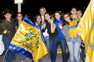 La celebración del Equipo Tigres UANL Campeon del Torneo Apertura 2015 de la Liga MX