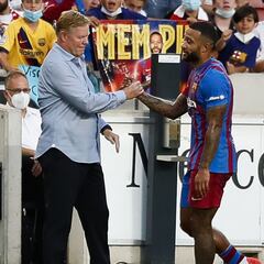 Koeman: "Memphis y Griezmann conectan"