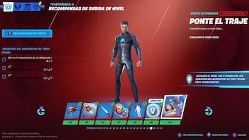 Tenemos que llegar al nivel 100 del Pase de Batalla para desbloquear el siguiente desaf¨ªo del Despertar de Tony Stark