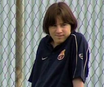 Lionel Messi se fue a Barcelona siendo un niño.