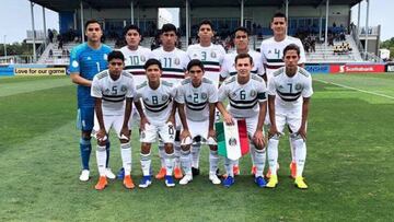 México vence a Jamaica en el Premundial Sub-17