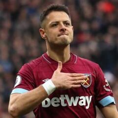 Chicharito, el 5° mejor atacante del West Ham desde 2010