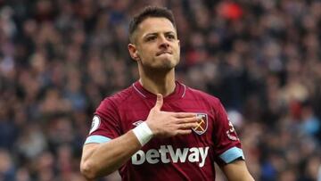 Chicharito, el 5° mejor atacante del West Ham desde 2010