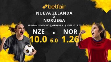 Nueva Zelanda vs. Noruega: horario, TV, estadísticas y pronósticos Mundial Femenino 2023