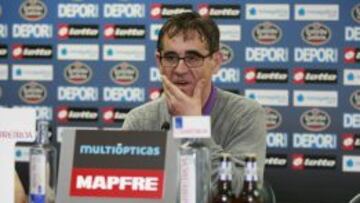 Fernando Vázquez, entrenador del Deportivo de La Coruña.
