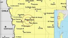 Un fuerte sismo sacudió Mendoza
