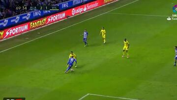 El Theo más descentrado: claro error en el gol del Villarreal