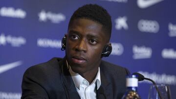 28/08/17 BARCELONA FICHAJE NUEVO JUGADOR PRESENTACION RUEDA DE PRENSA
Ousmane DEMBELE