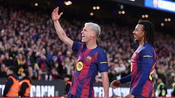 Olmo rompe el guion del Barça