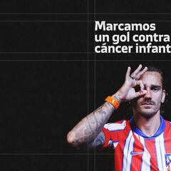 El Atlético busca marcar un gol definitivo al cáncer infantil